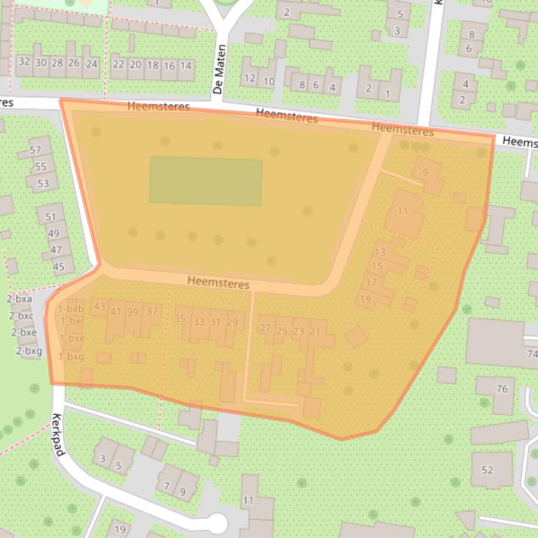 Kaart van postcodegebied 7683AL.