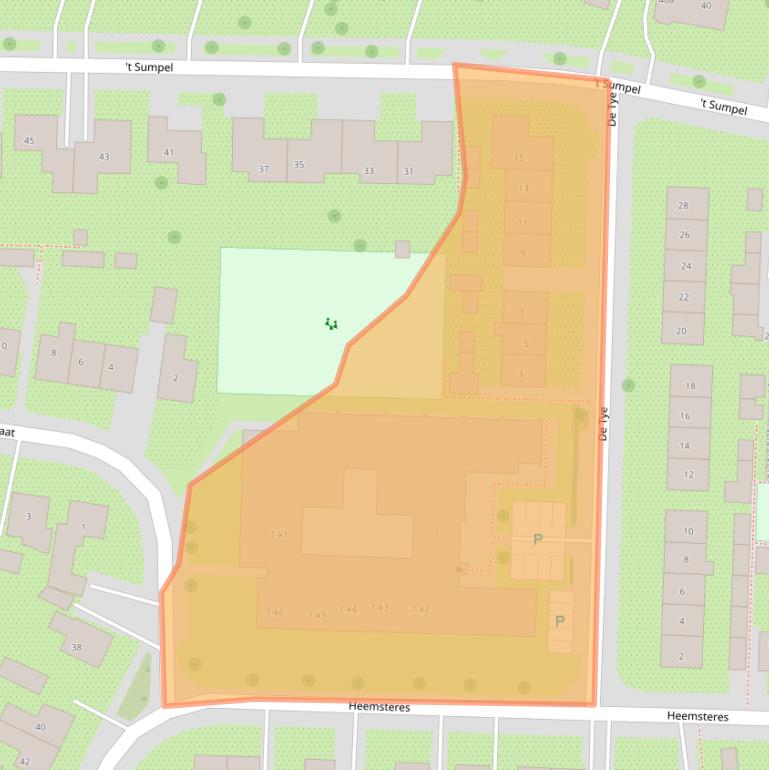 Kaart van postcodegebied 7683AS.