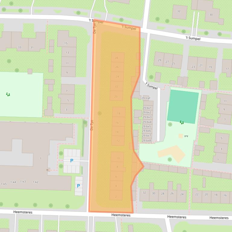 Kaart van postcodegebied 7683AT.