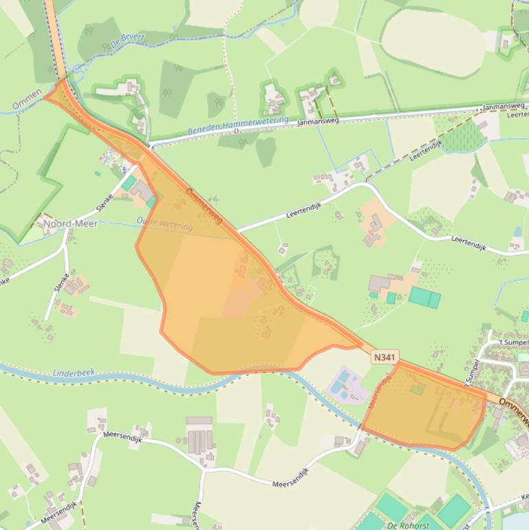 Kaart van postcodegebied 7683AW.