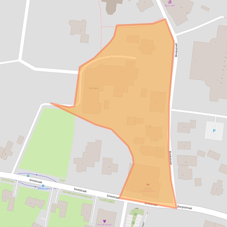 Kaart van postcodegebied 7683BN.