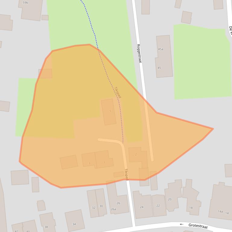 Kaart van postcodegebied 7683BT.