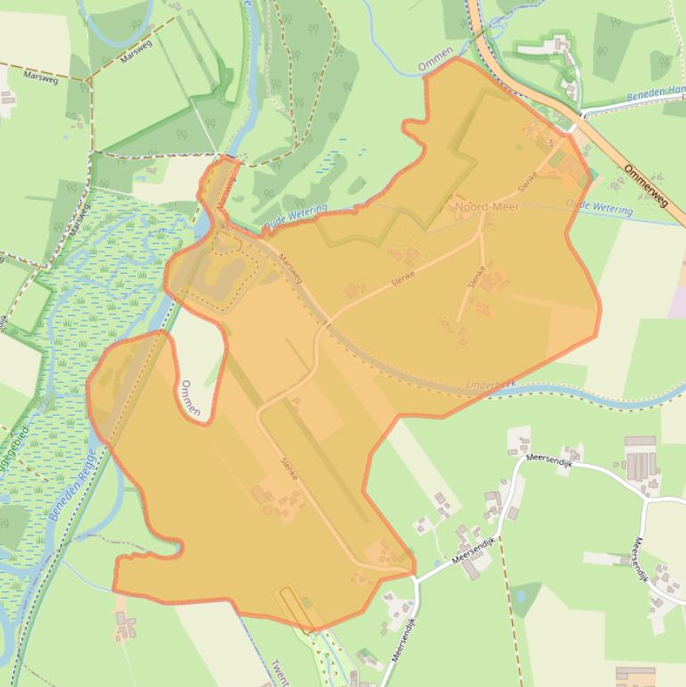 Kaart van postcodegebied 7683PA.