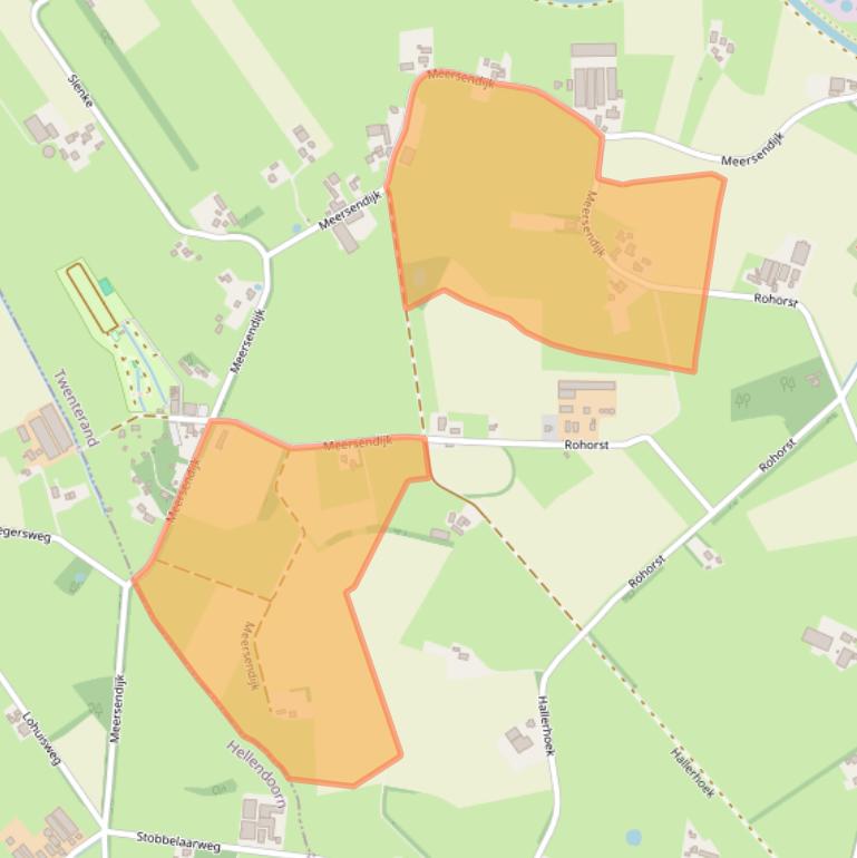 Kaart van postcodegebied 7683PB.