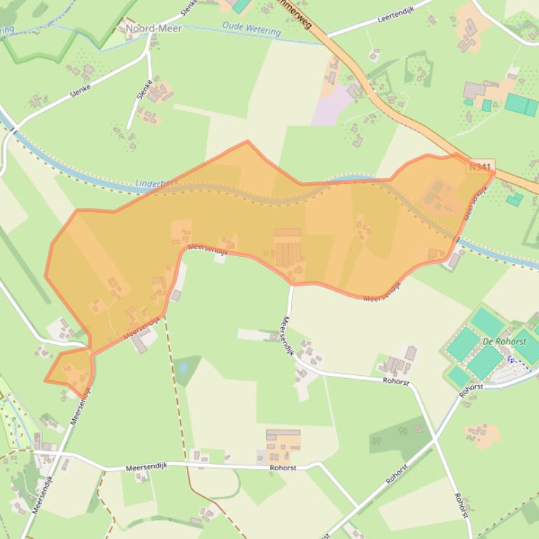 Kaart van postcodegebied 7683PC.