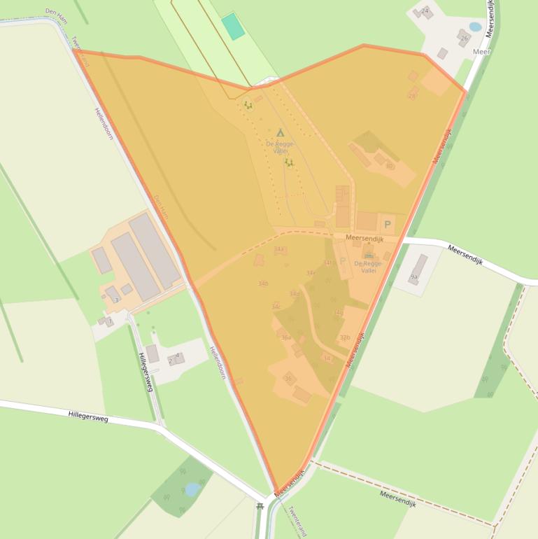 Kaart van postcodegebied 7683PD.