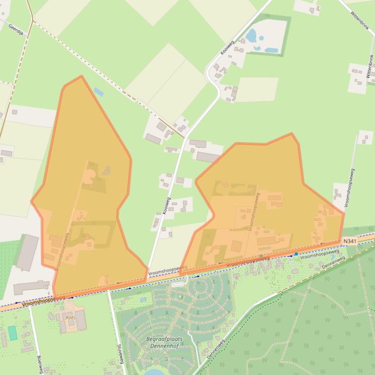 Kaart van postcodegebied 7683RJ.