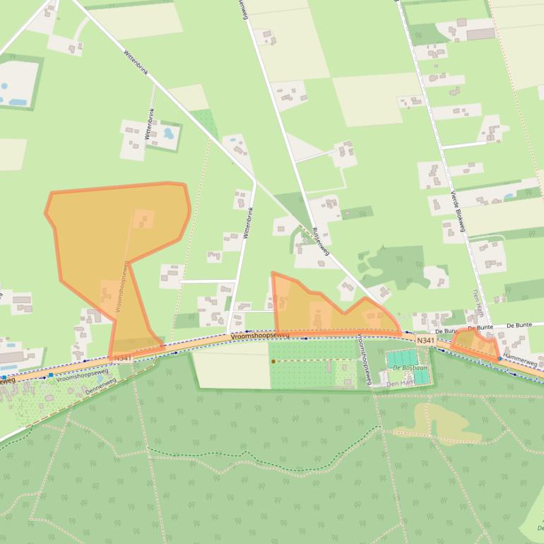 Kaart van postcodegebied 7683RK.