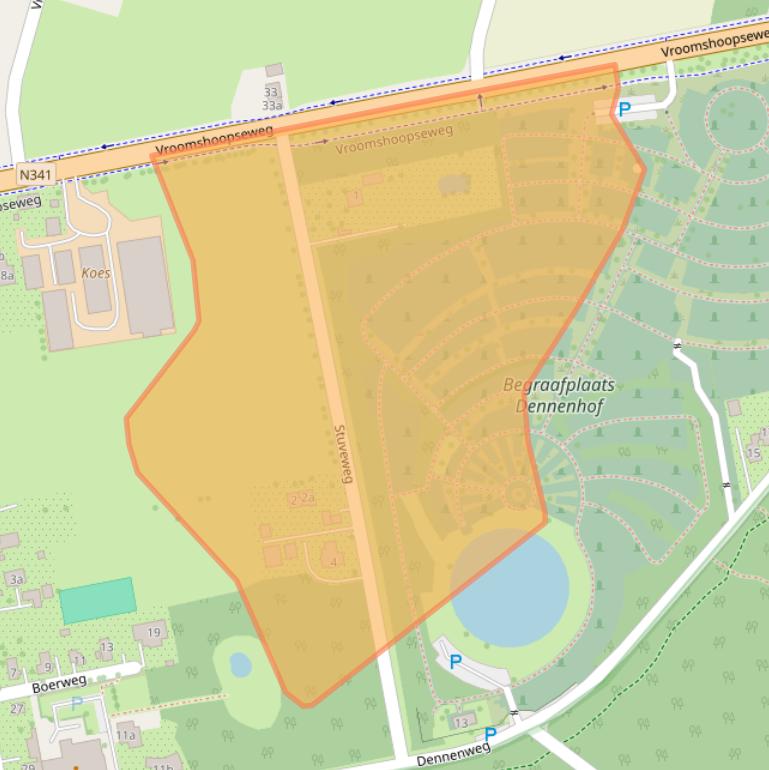 Kaart van postcodegebied 7683RT.