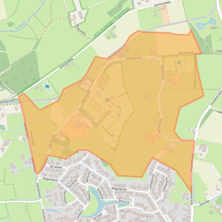 Kaart van postcodegebied 7683SC.