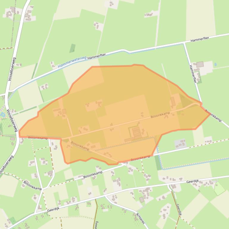 Kaart van postcodegebied 7683SM.