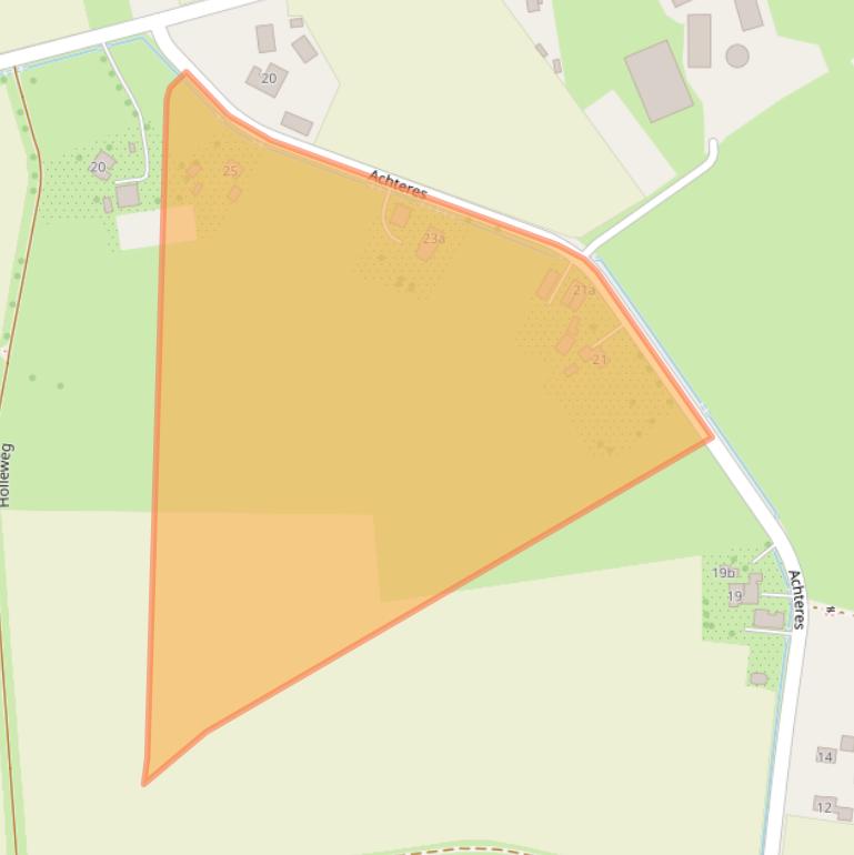 Kaart van postcodegebied 7683SZ.