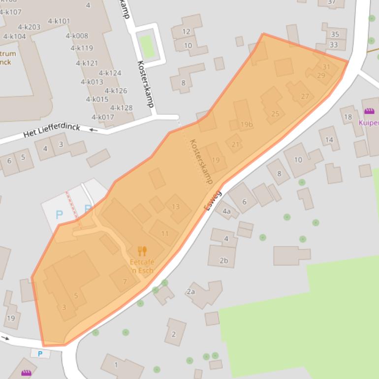 Kaart van postcodegebied 7683VH.