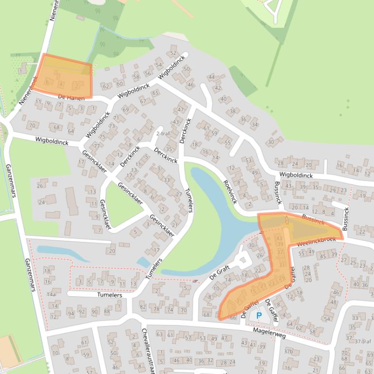 Kaart van postcodegebied 7683WC.
