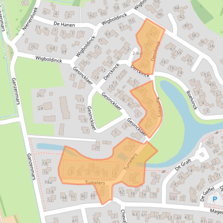 Kaart van postcodegebied 7683WL.