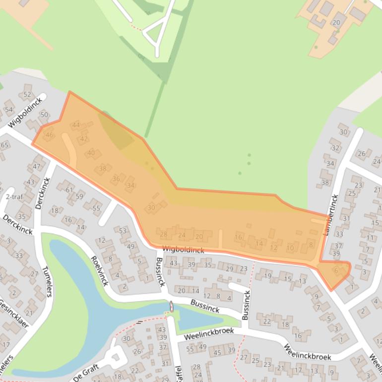 Kaart van postcodegebied 7683WT.