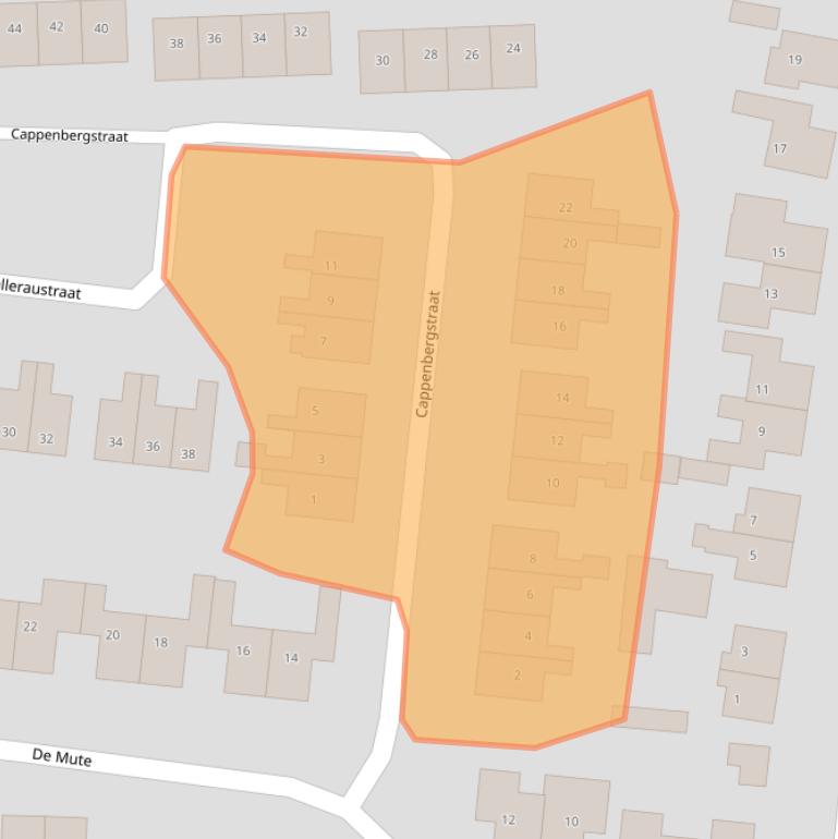 Kaart van postcodegebied 7683XA.