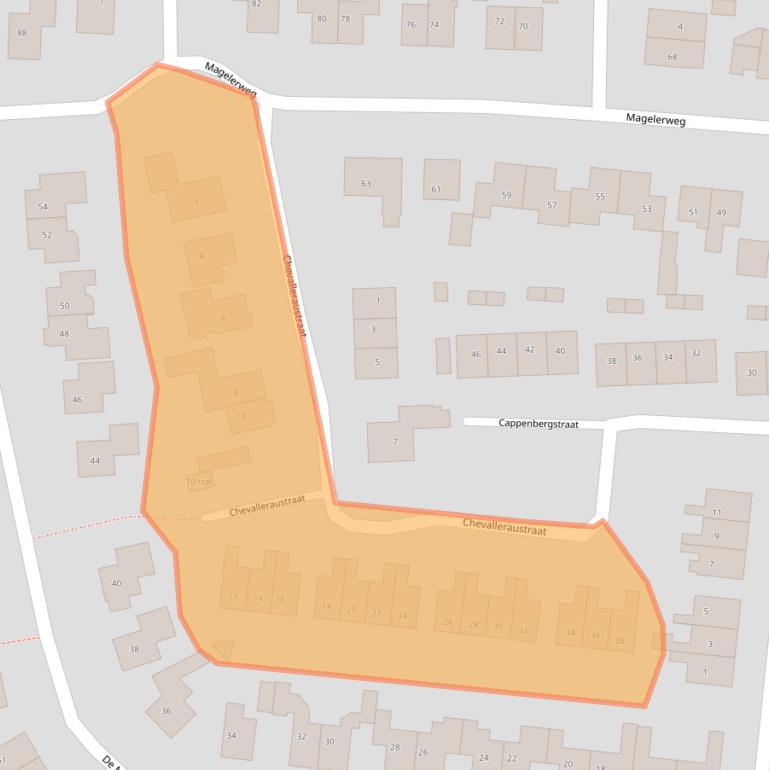 Kaart van postcodegebied 7683XM.