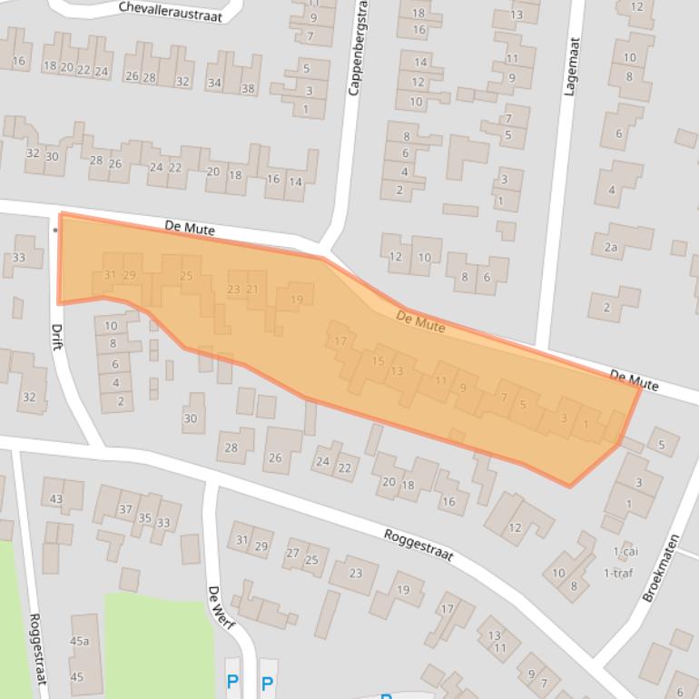 Kaart van postcodegebied 7683XS.