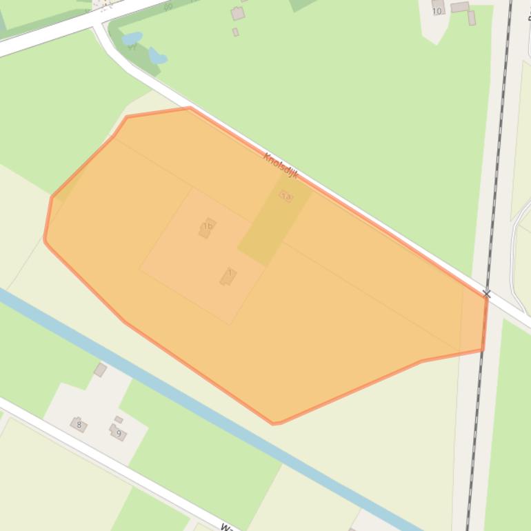 Kaart van postcodegebied 7685PT.