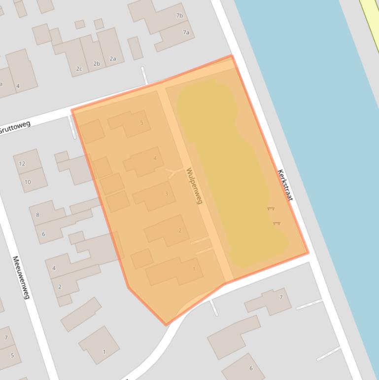 Kaart van postcodegebied 7687AD.