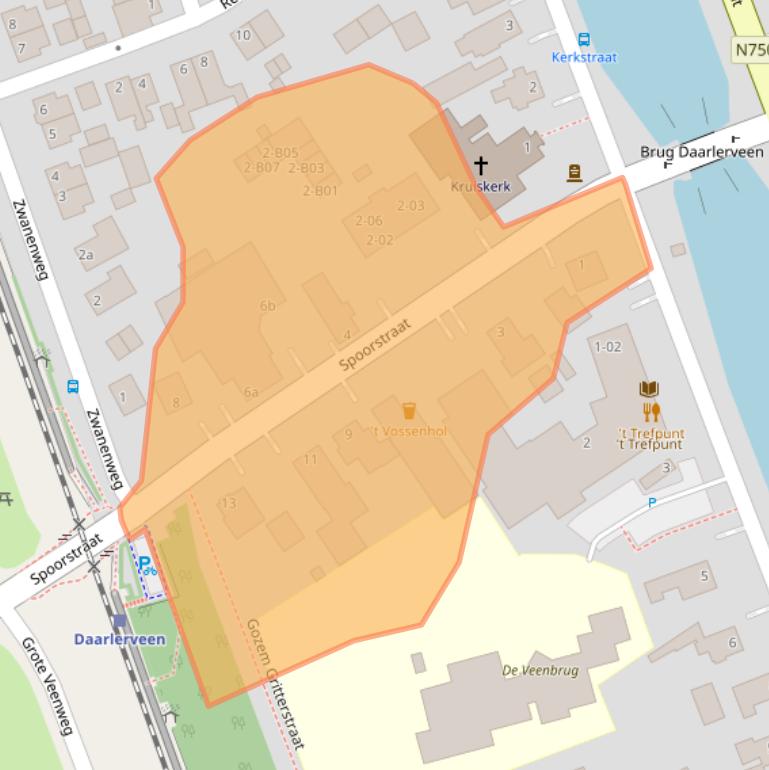 Kaart van postcodegebied 7687AM.