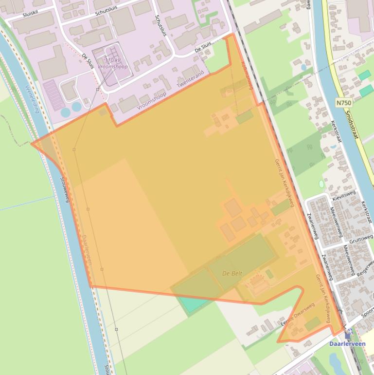 Kaart van postcodegebied 7687AP.