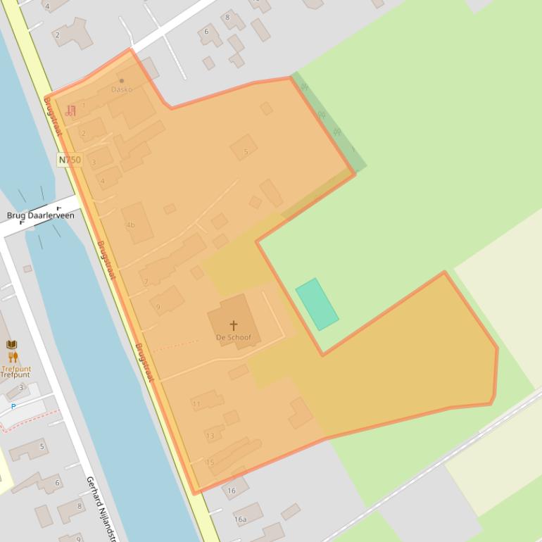 Kaart van postcodegebied 7687BD.