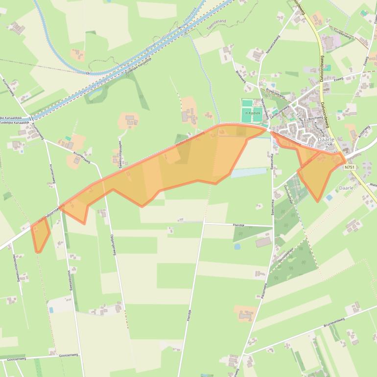 Kaart van postcodegebied 7688PC.