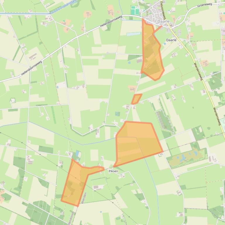 Kaart van postcodegebied 7688PG.