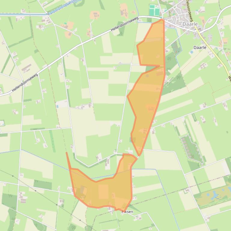 Kaart van postcodegebied 7688PH.