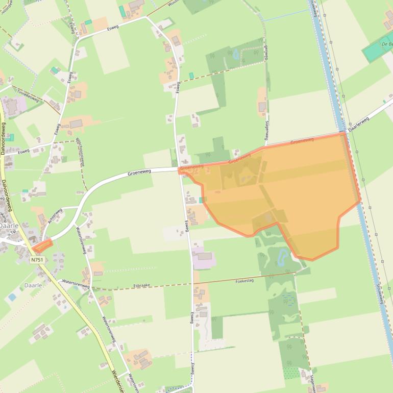 Kaart van postcodegebied 7688RD.