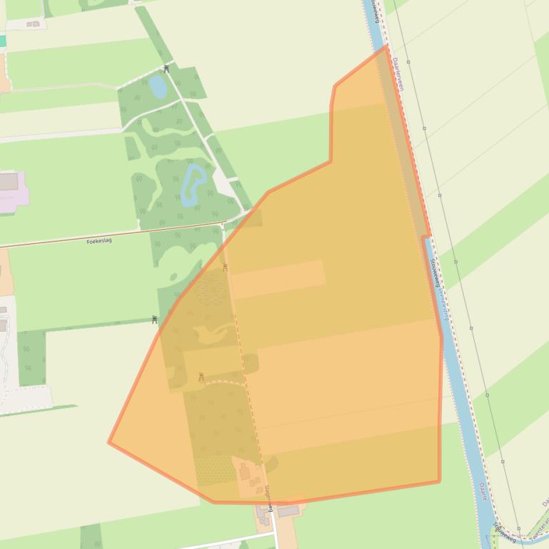 Kaart van postcodegebied 7688RG.