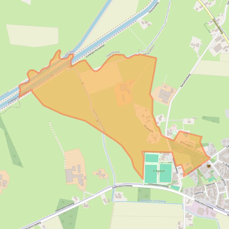 Kaart van postcodegebied 7688RJ.