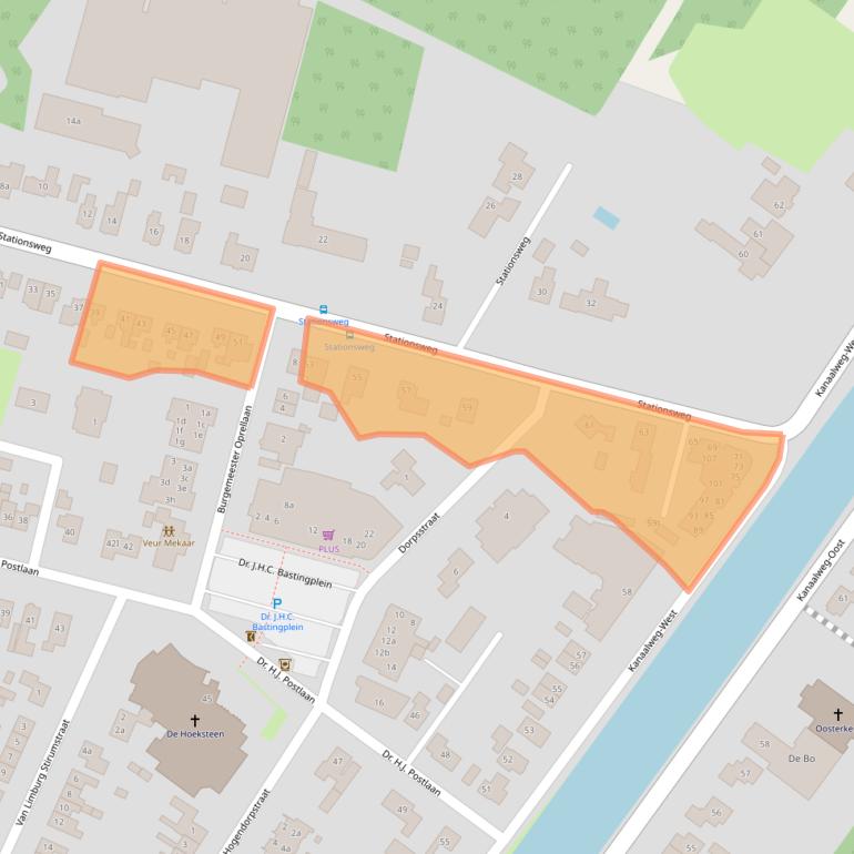 Kaart van postcodegebied 7691AP.