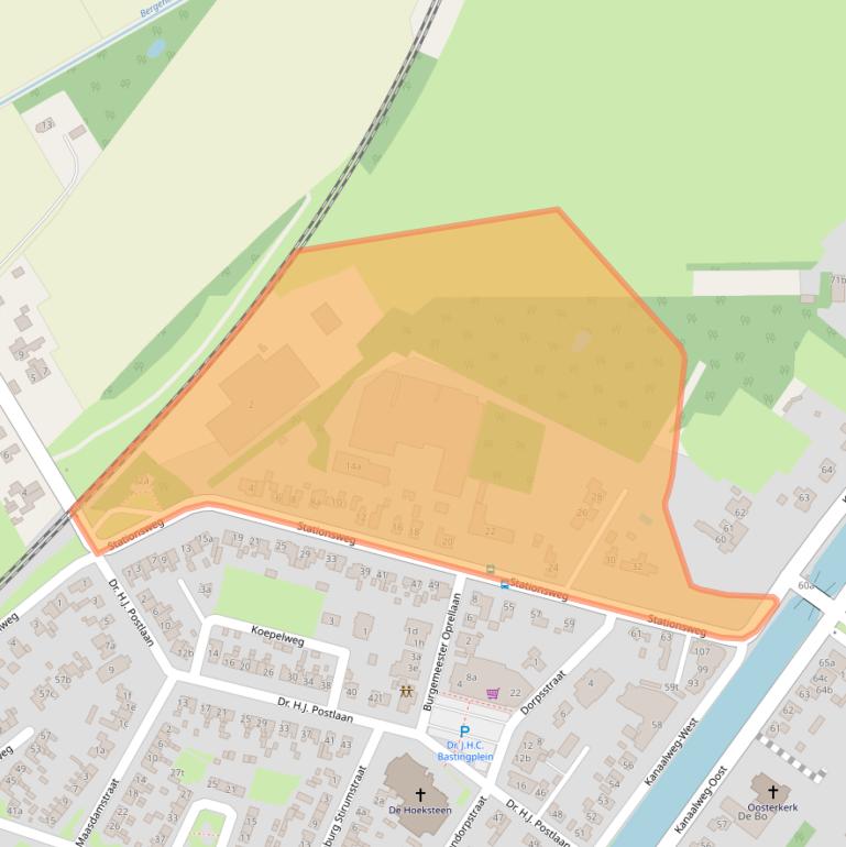 Kaart van postcodegebied 7691AR.