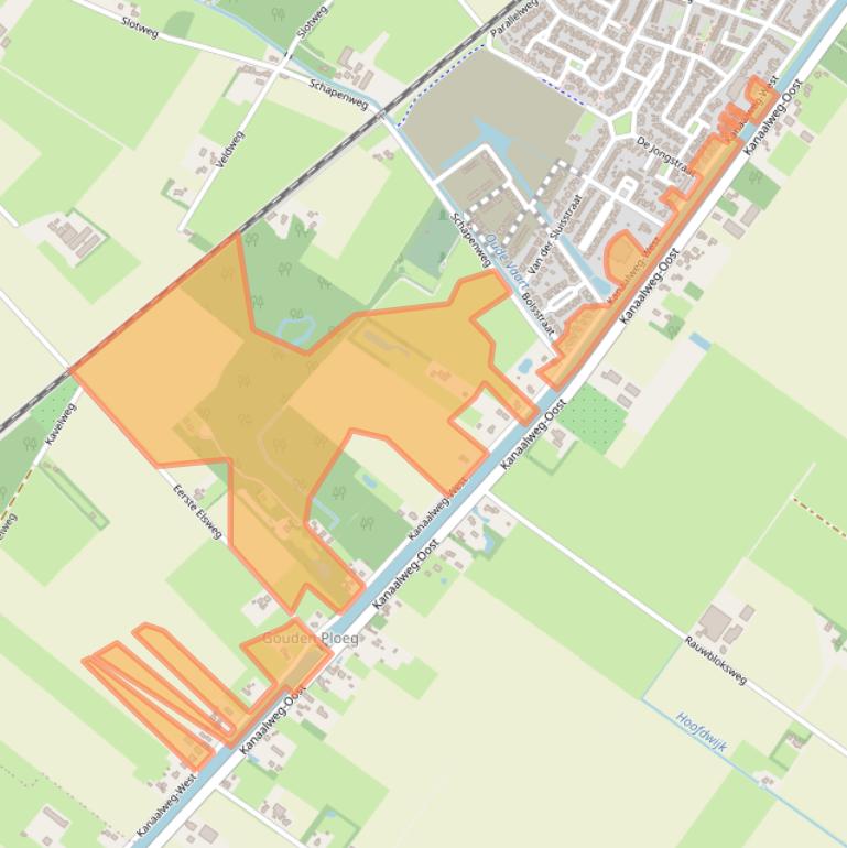 Kaart van postcodegebied 7691BT.