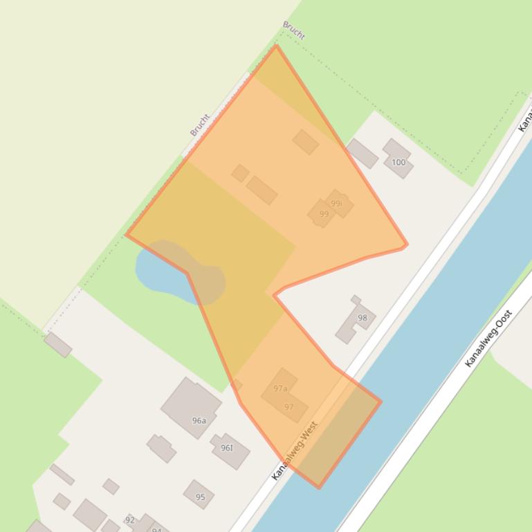 Kaart van postcodegebied 7691BX.