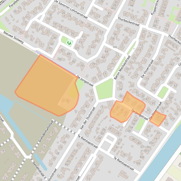 Kaart van postcodegebied 7691PV.