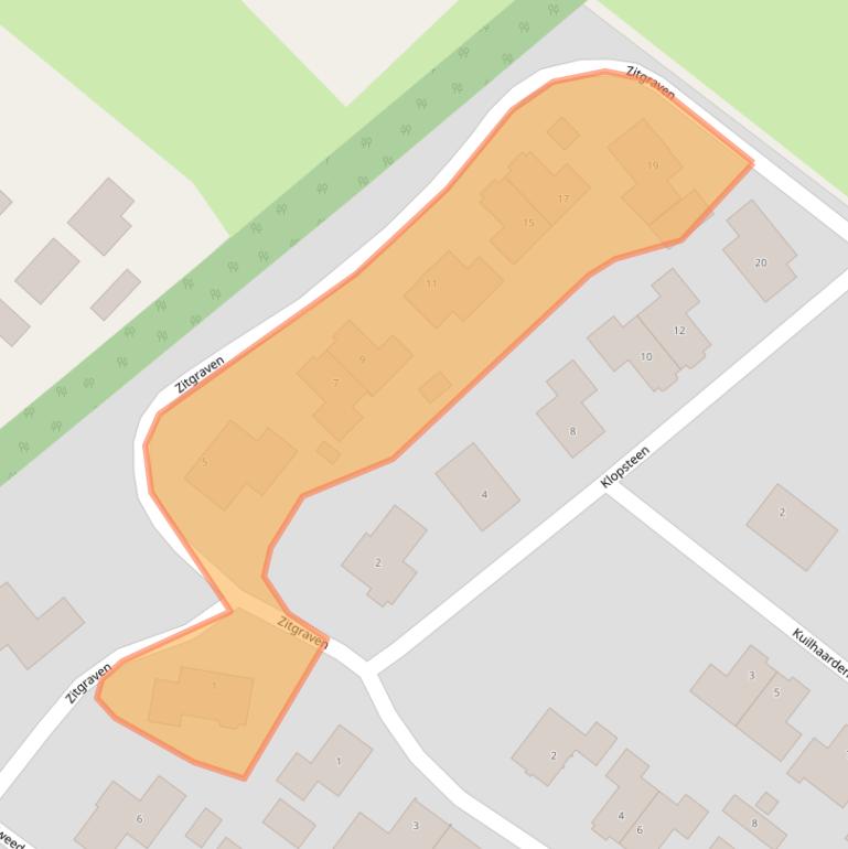 Kaart van postcodegebied 7692PL.