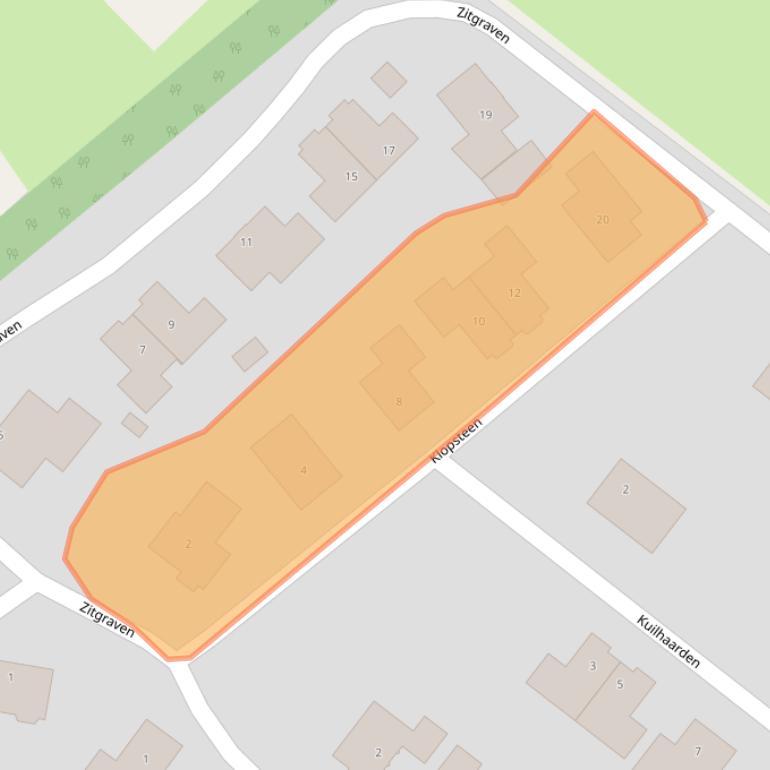 Kaart van postcodegebied 7692PN.