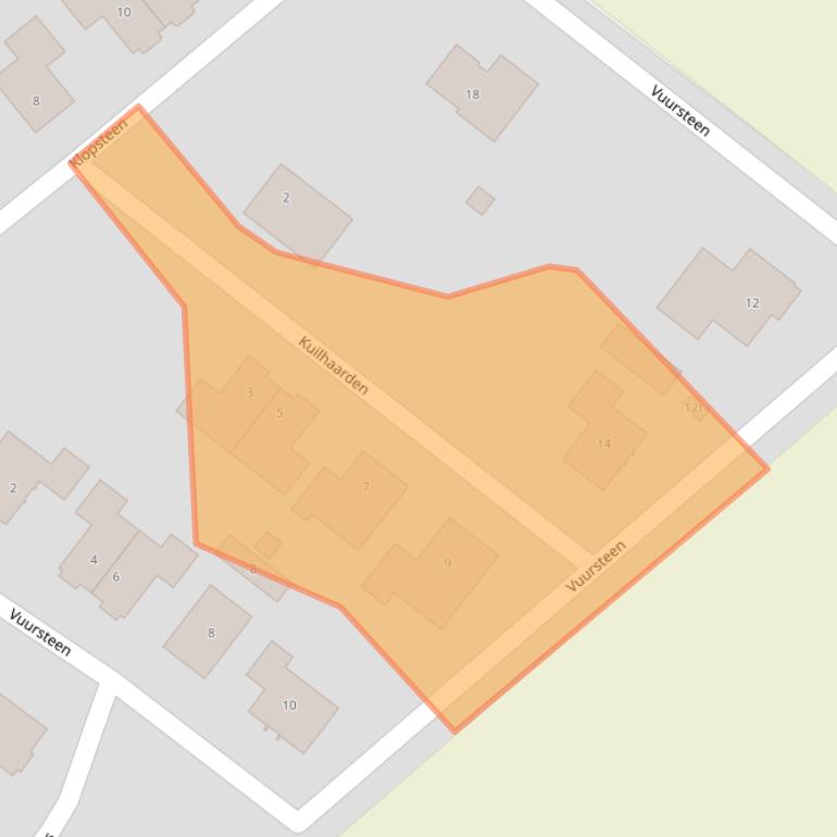 Kaart van postcodegebied 7692PP.