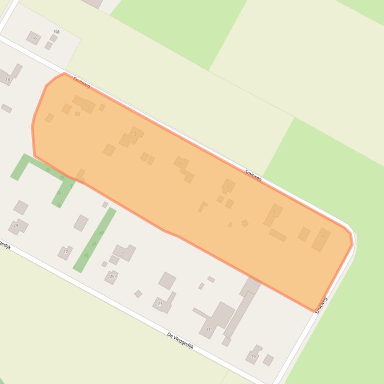 Kaart van postcodegebied 7693PV.