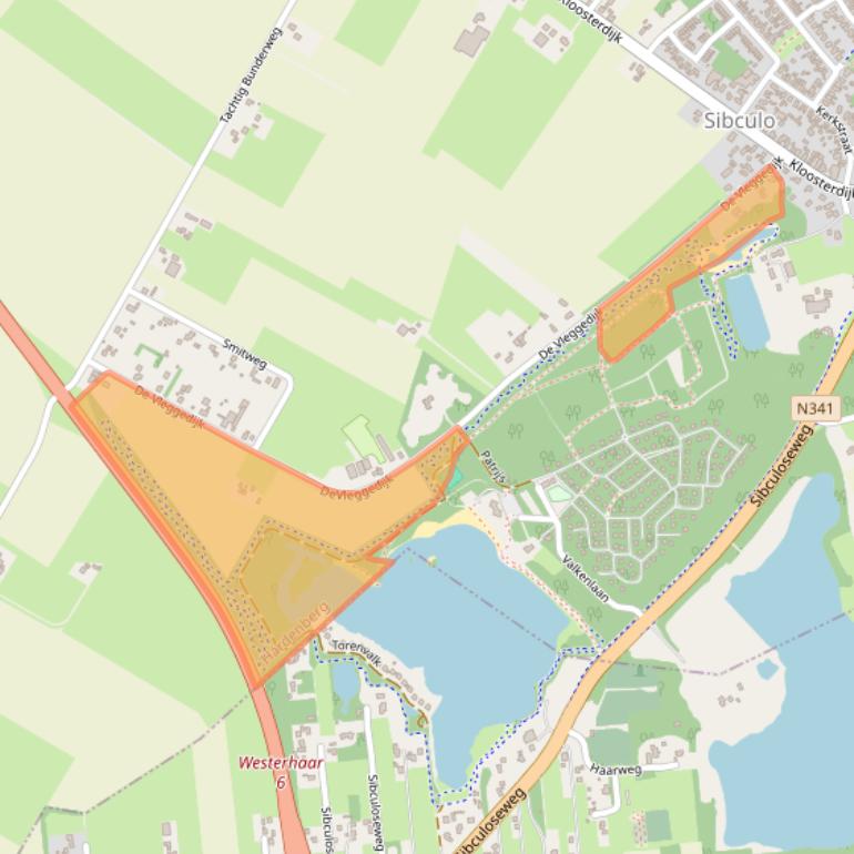 Kaart van postcodegebied 7693PX.