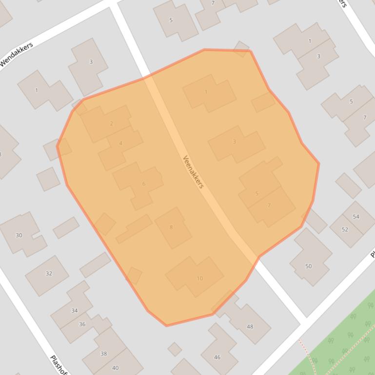 Kaart van postcodegebied 7693TJ.