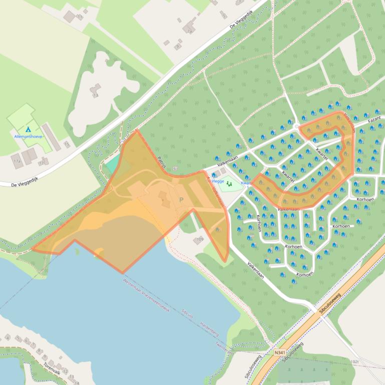 Kaart van postcodegebied 7693VD.