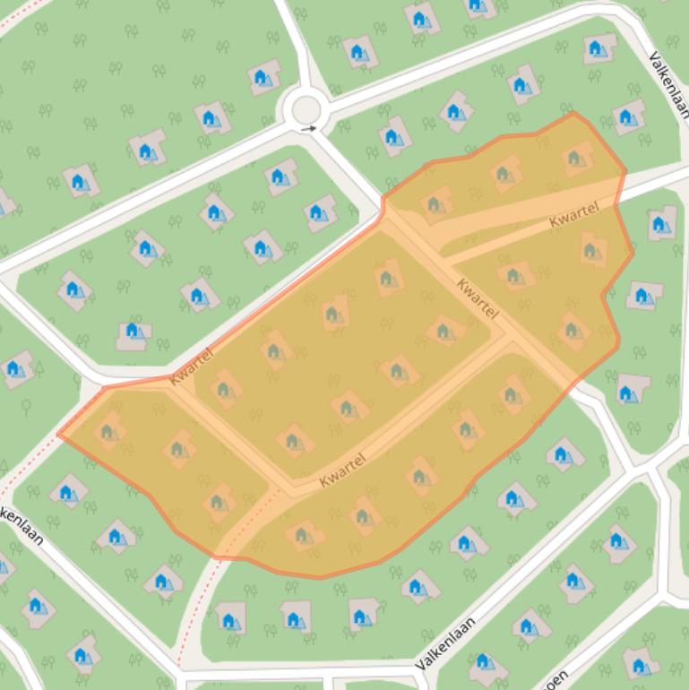 Kaart van postcodegebied 7693VK.