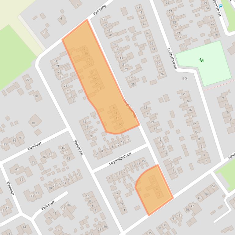 Kaart van postcodegebied 7694AM.