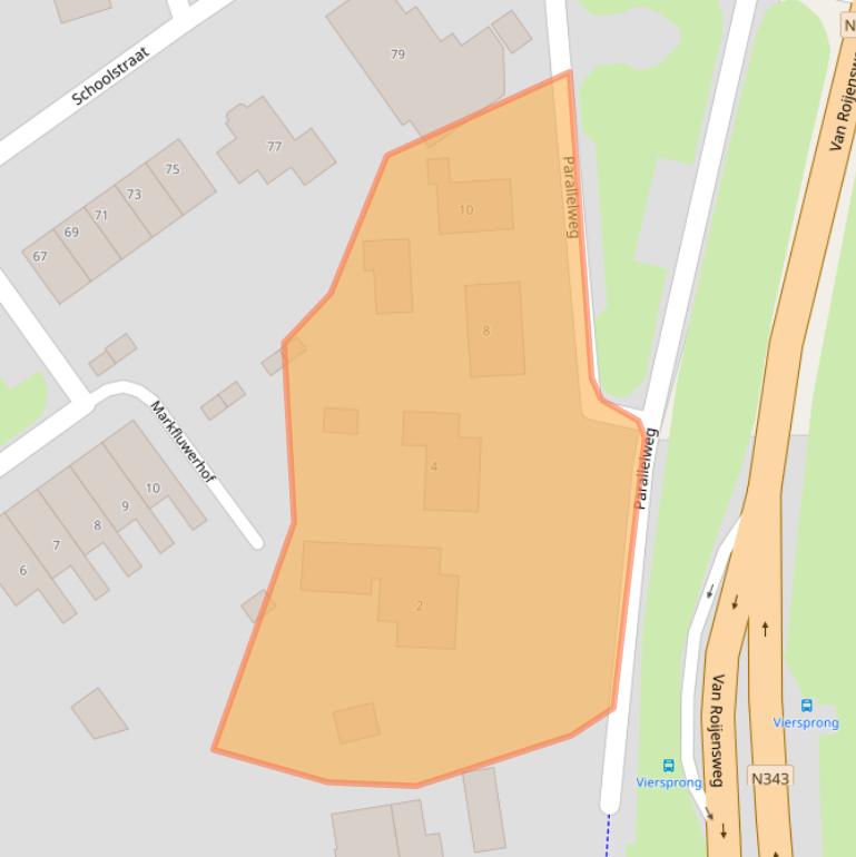 Kaart van postcodegebied 7694AR.