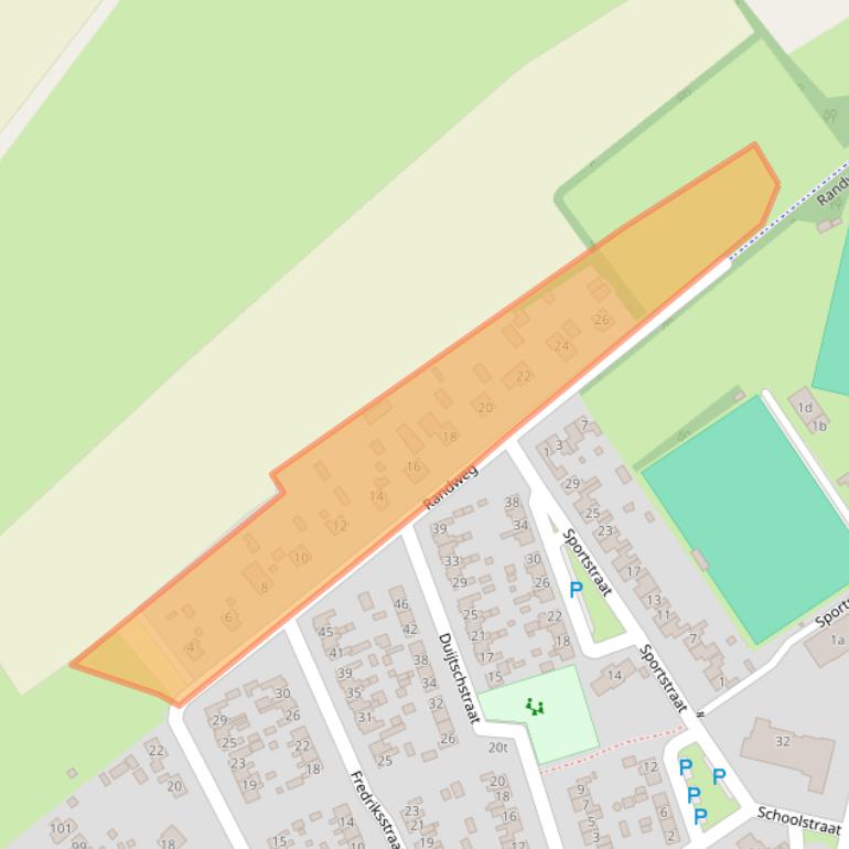 Kaart van postcodegebied 7694AT.